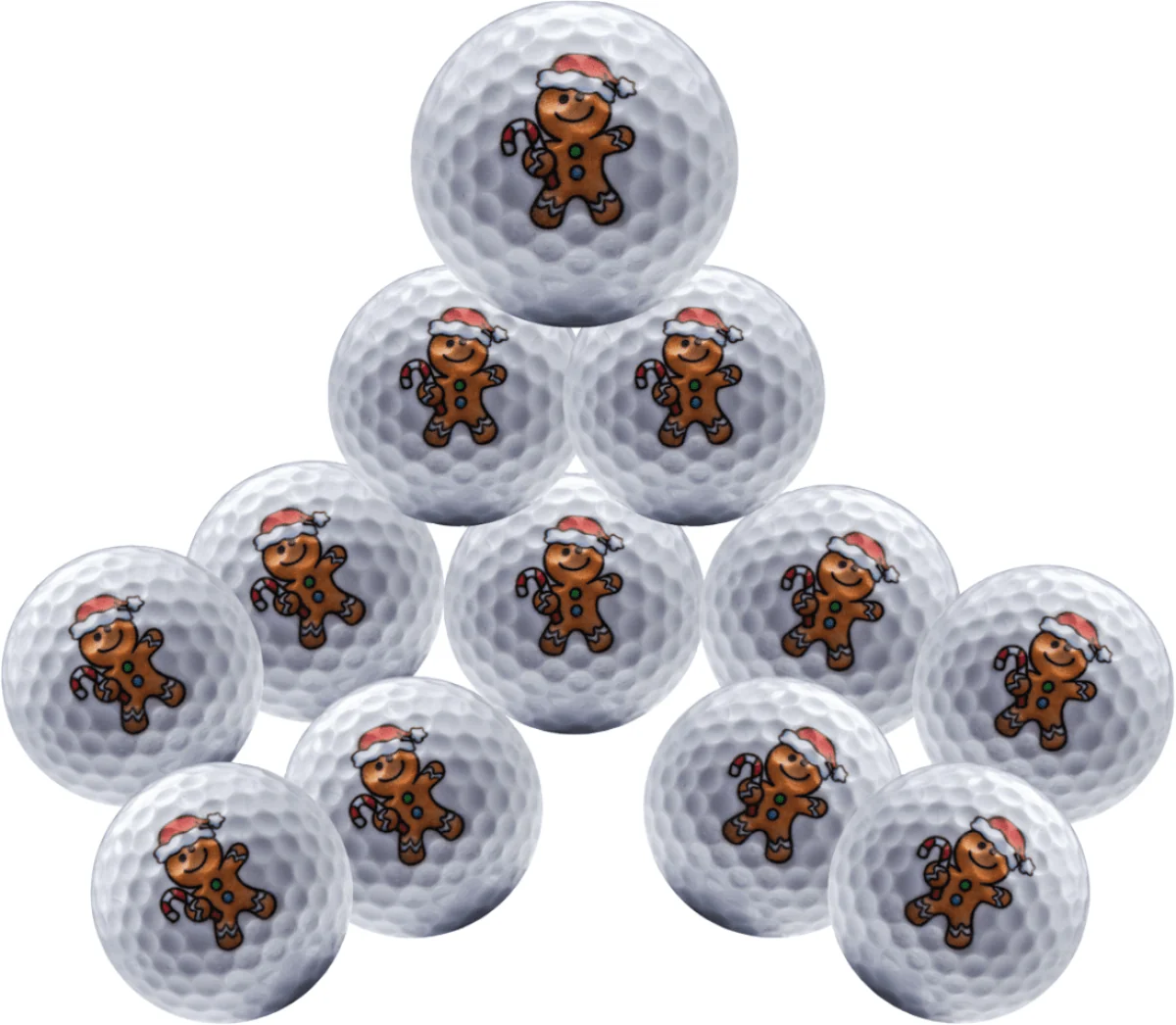 New Novelty Gingerbread Man Golf Balls - Image 2