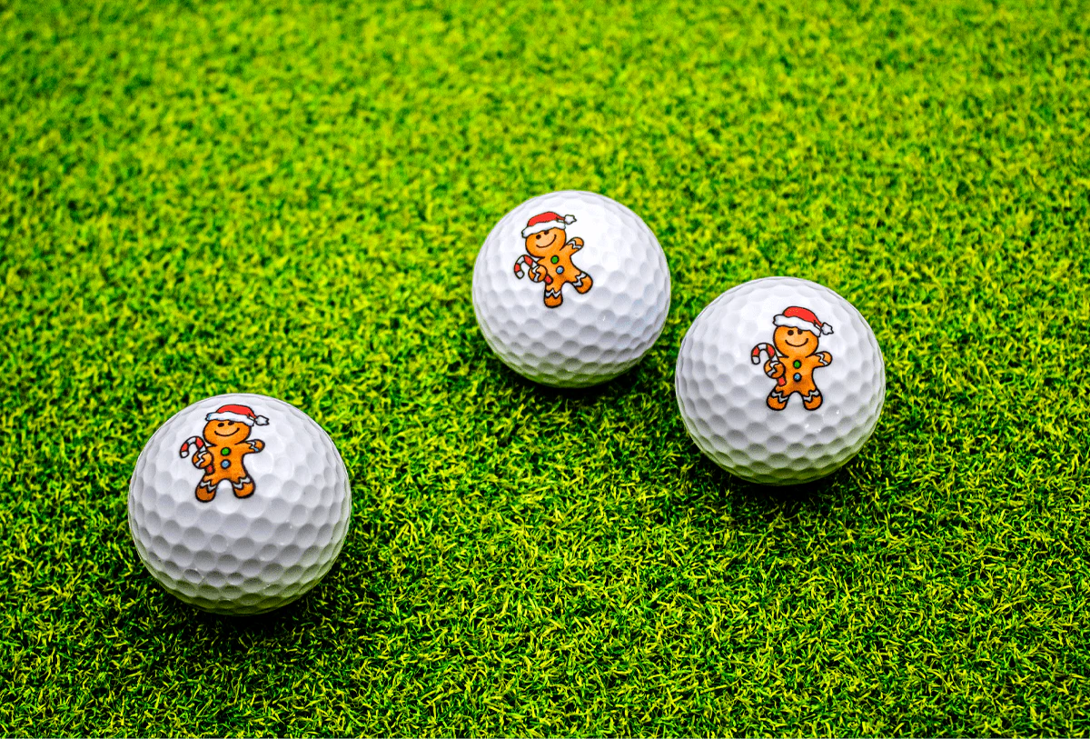 New Novelty Gingerbread Man Golf Balls - Image 3