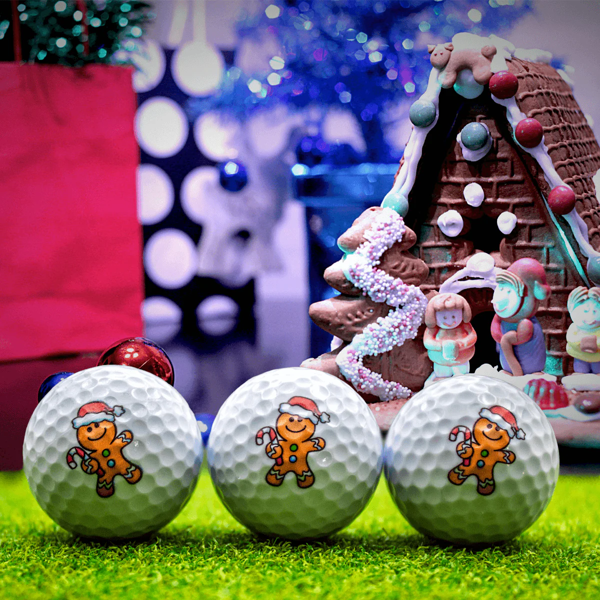 New Novelty Gingerbread Man Golf Balls - Image 4