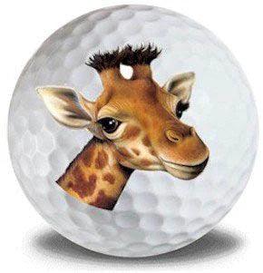 New Novelty Giraffe Golf Balls