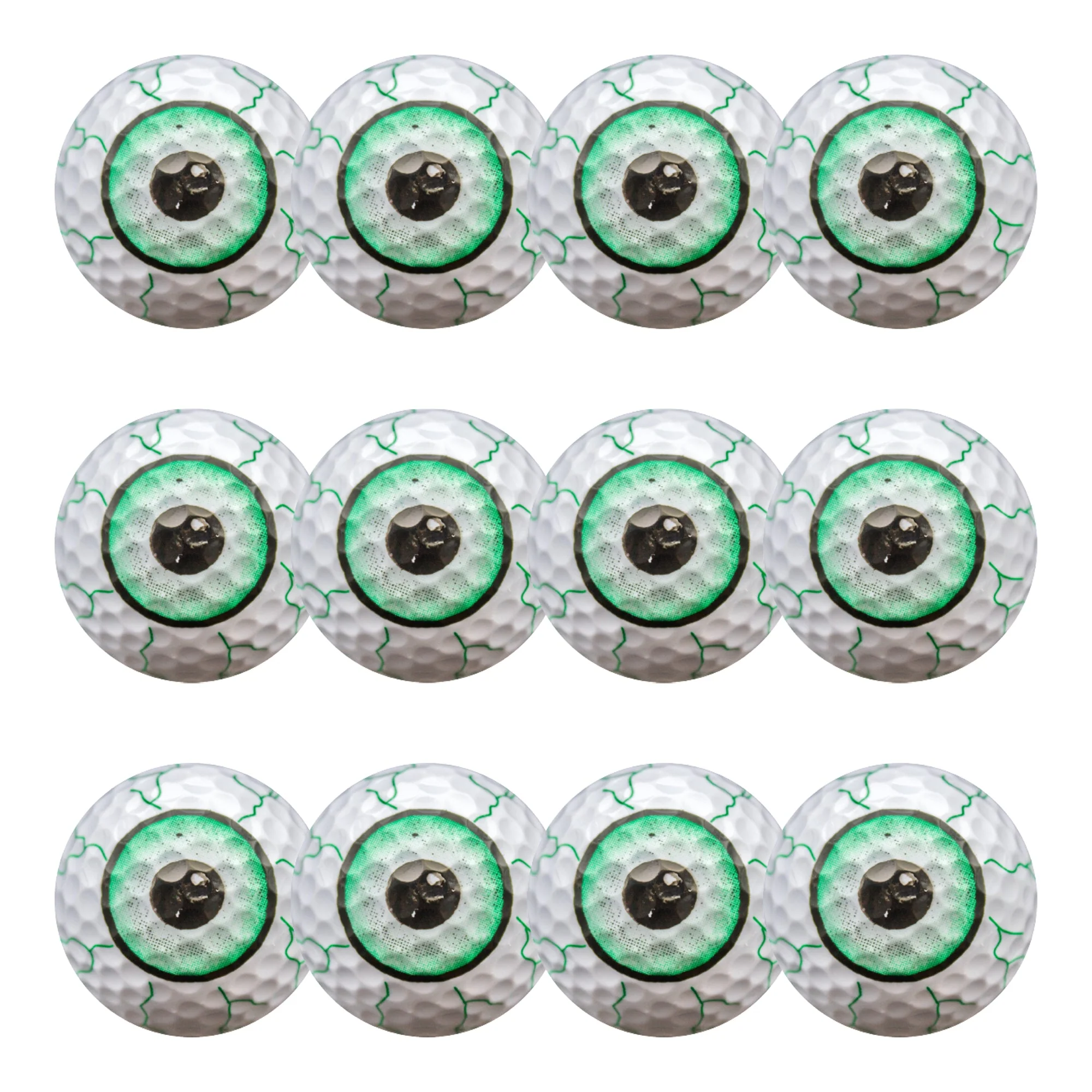 New Novelty Green Shot Eyeballs Golf Balls