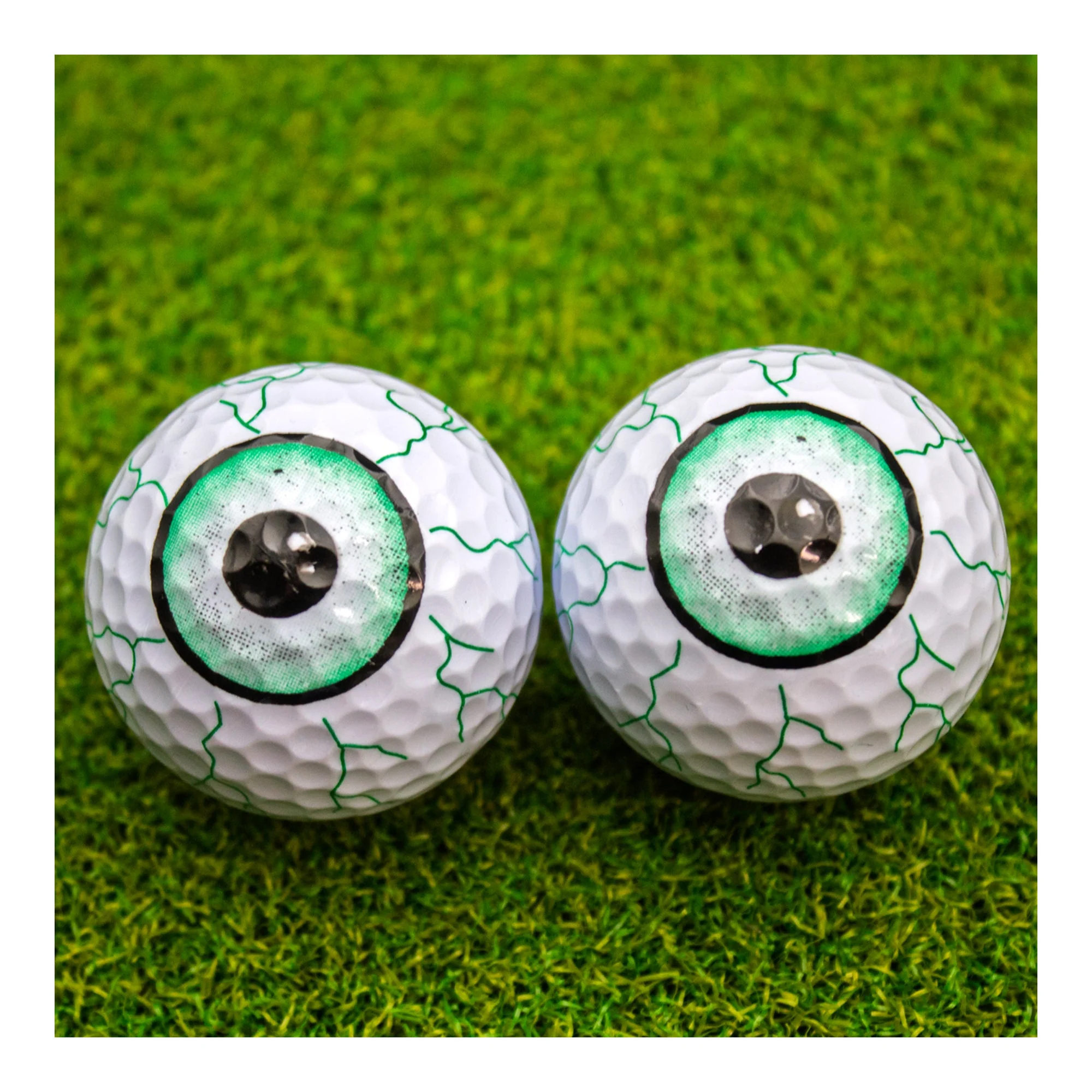 New Novelty Green Shot Eyeballs Golf Balls - Image 3