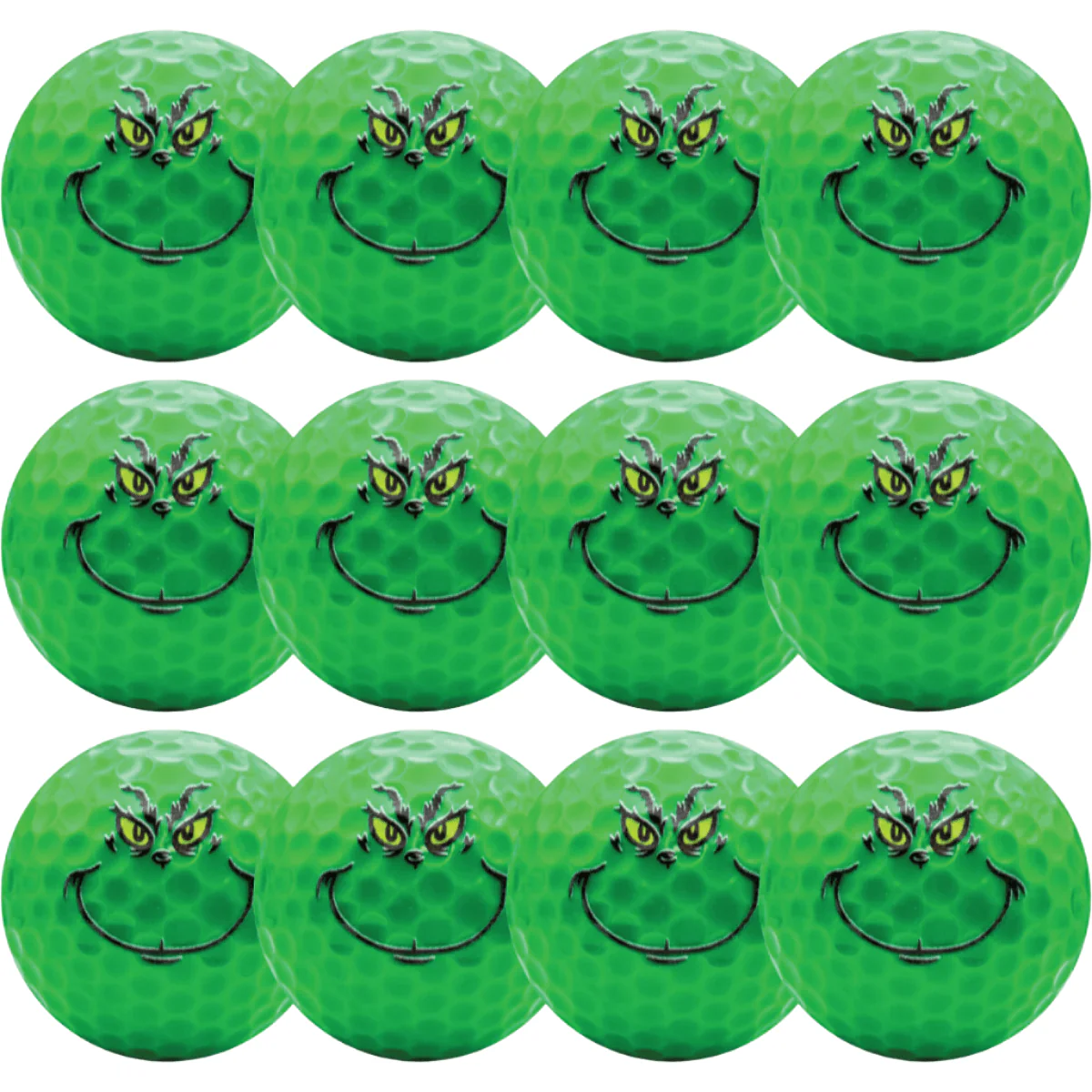New Novelty Grinch Face Golf Balls - Image 2