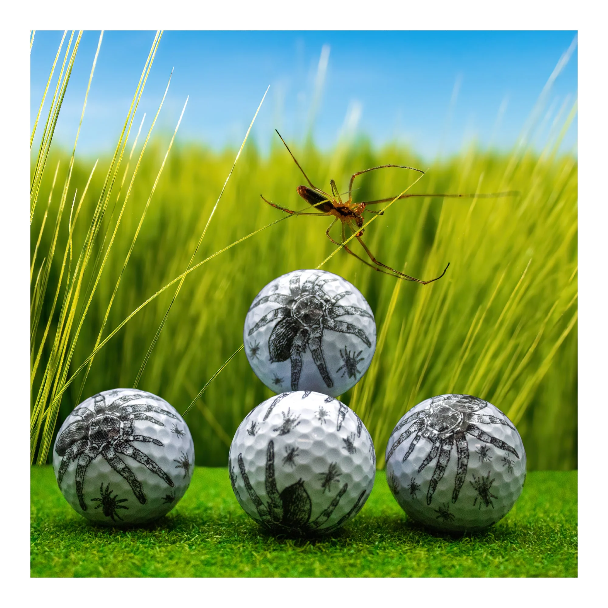 New Novelty Hairy Spider Golf Balls - Image 4
