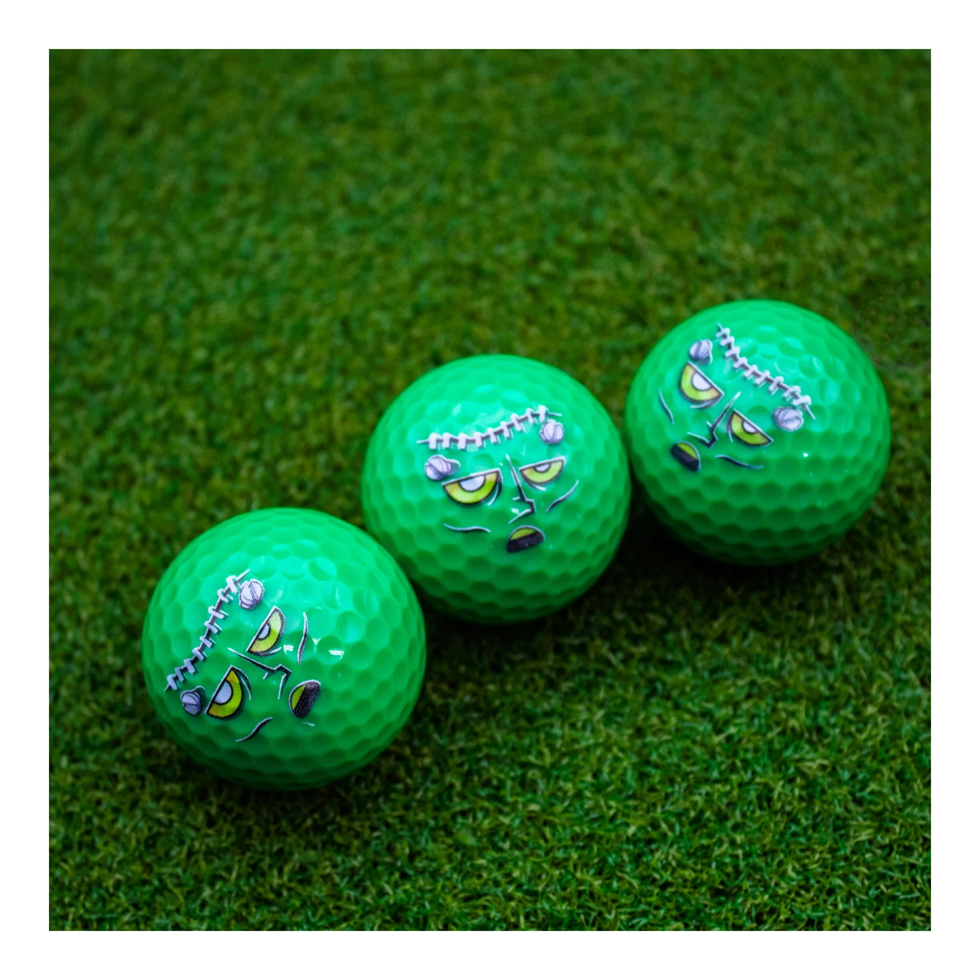 New Novelty Halloween Frankenstein Golf Balls - Image 3
