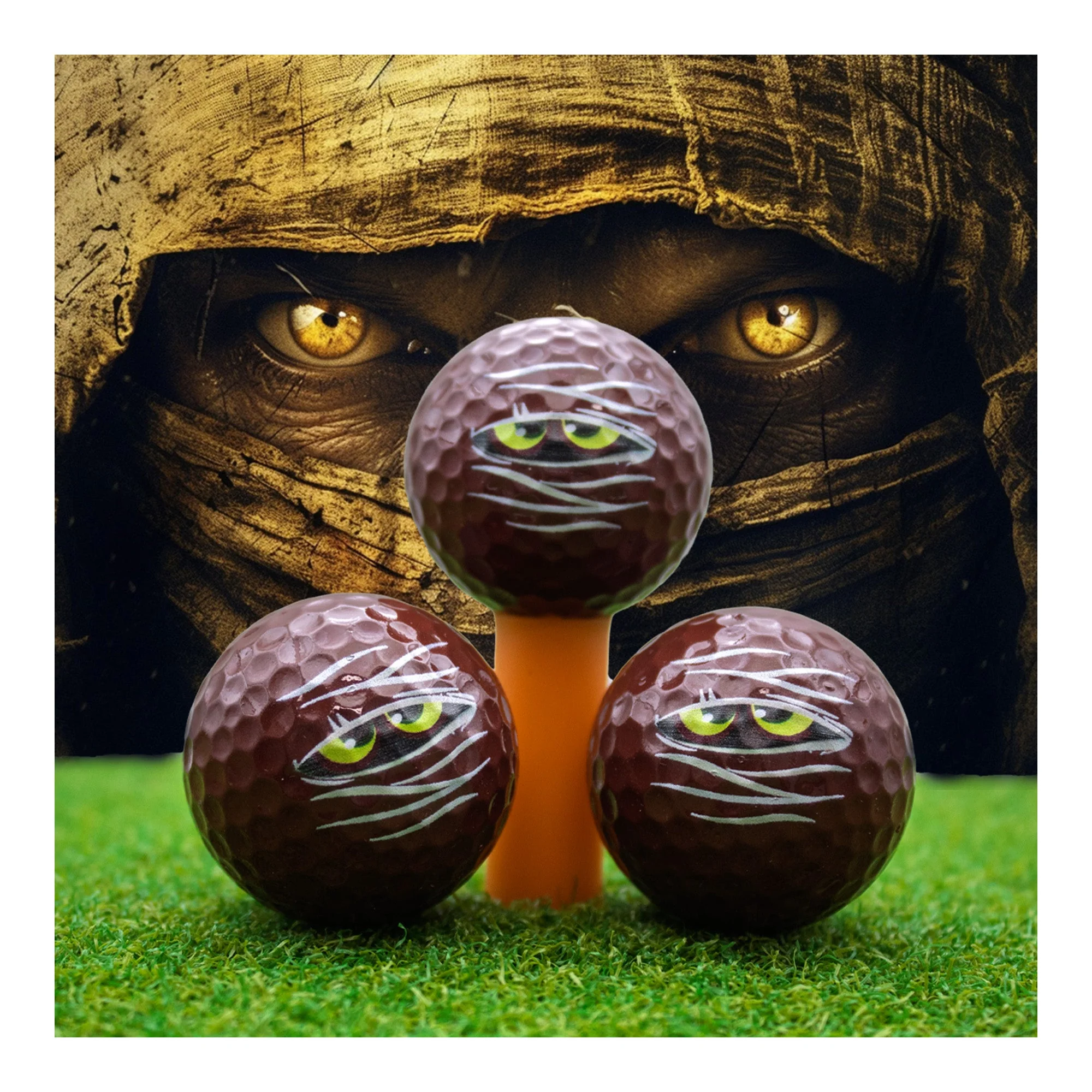 New Novelty Halloween Mummy Golf Balls - Image 3