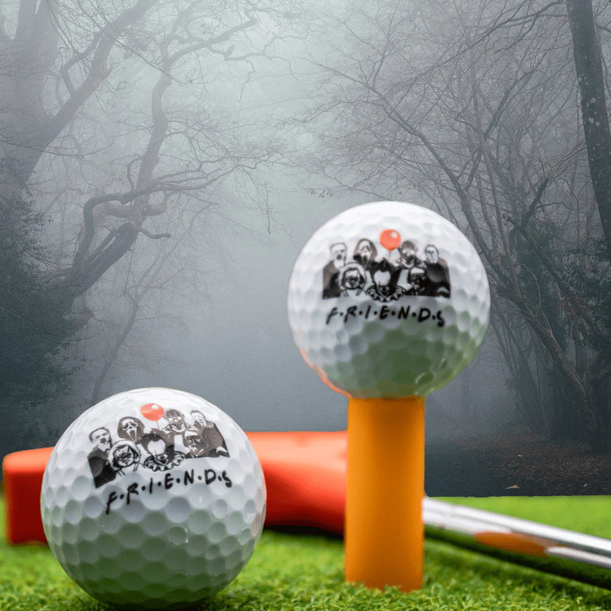 New Novelty Horror Movie Friends Golf Balls - Image 2