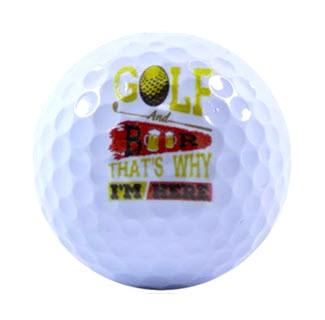 New Novelty I Drink and I Golf Mix of Golf Balls - Image 3