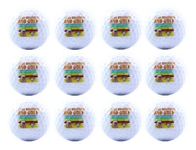 New Novelty I Like Bourbon and Golf Balls - Image 2