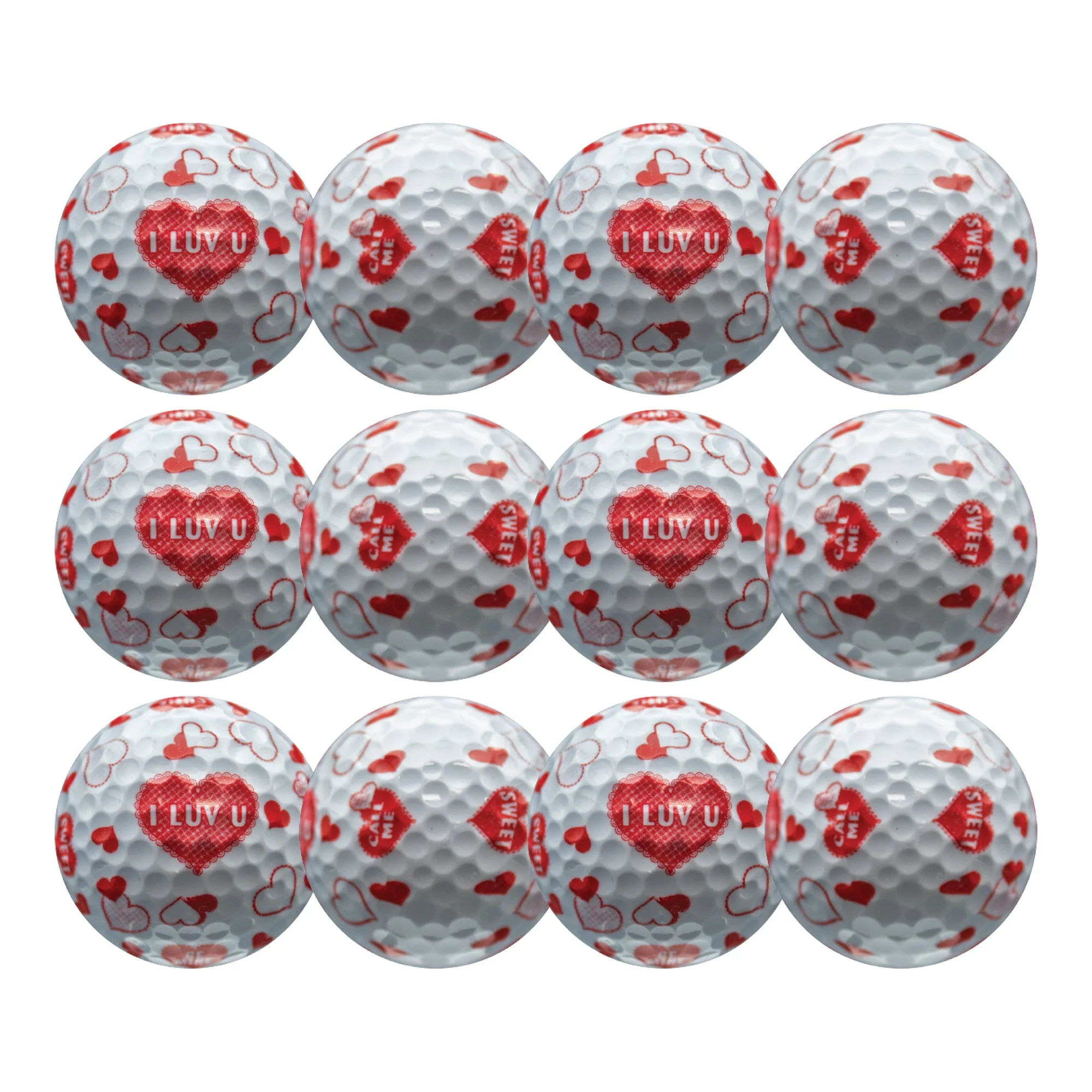 New Novelty I Luv U Golf Balls - Image 4