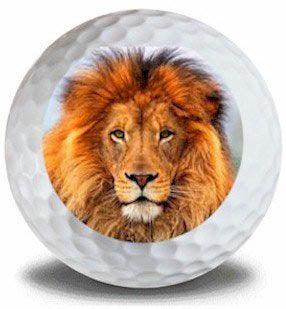 New Novelty Lion Golf Balls