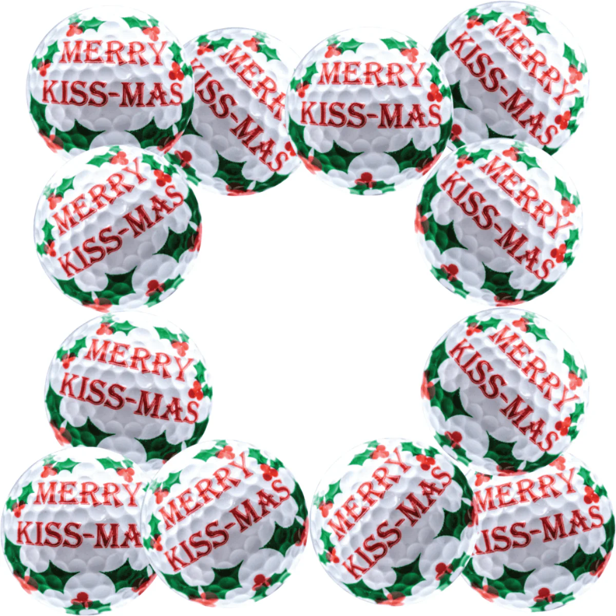 New Novelty Merry Kiss-Mas Golf Balls - Image 2