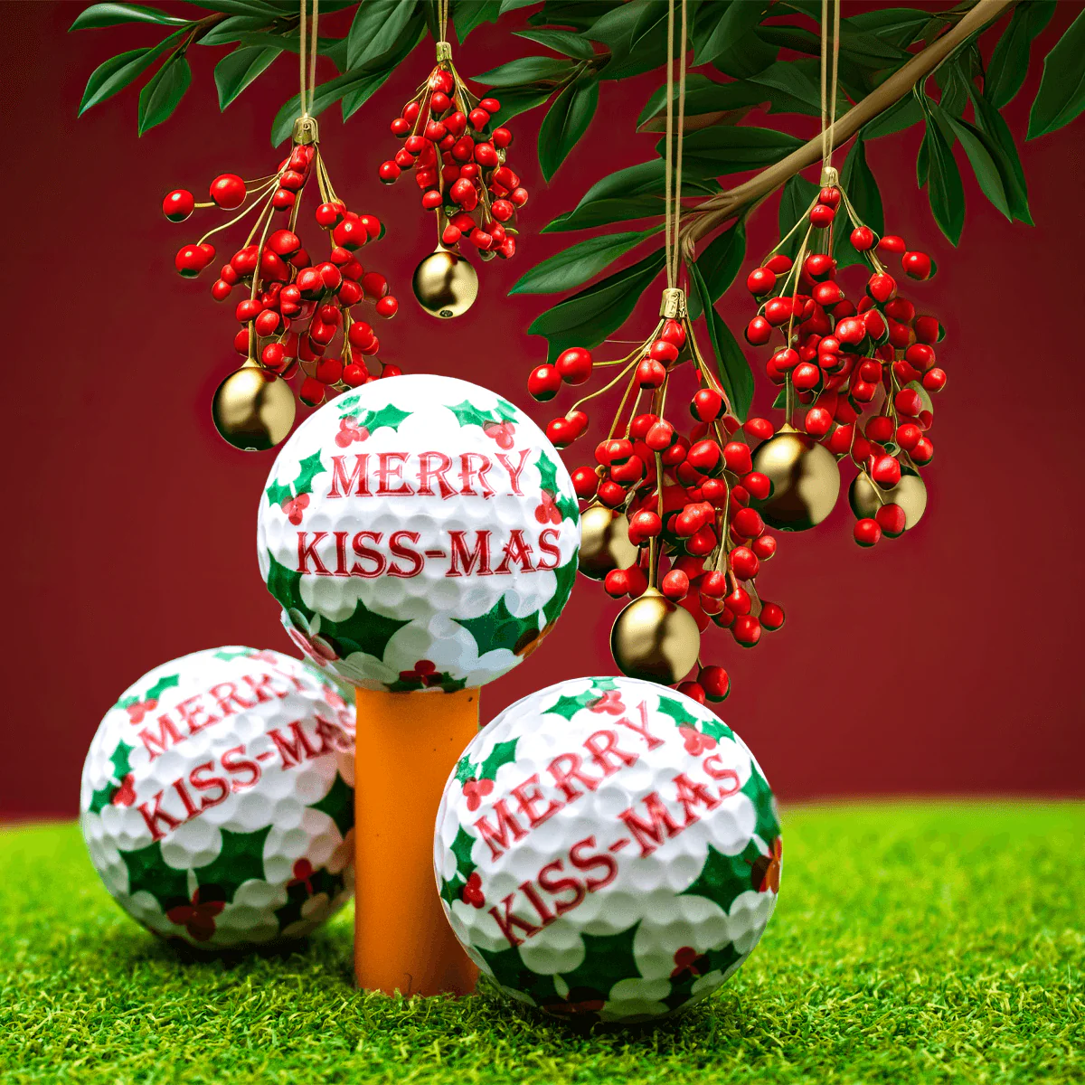 New Novelty Merry Kiss-Mas Golf Balls - Image 4