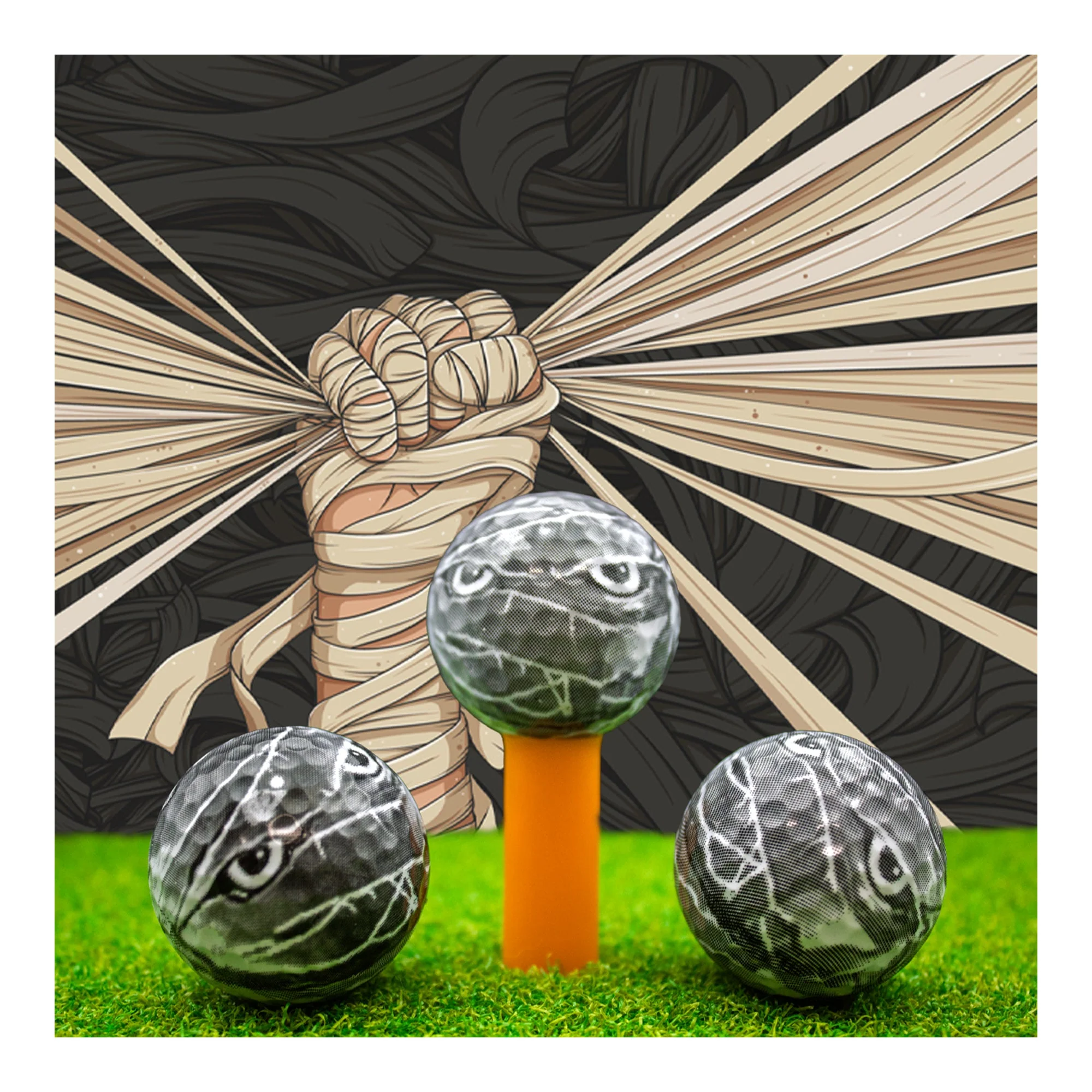 New Novelty Mummy Golf Balls - Image 4