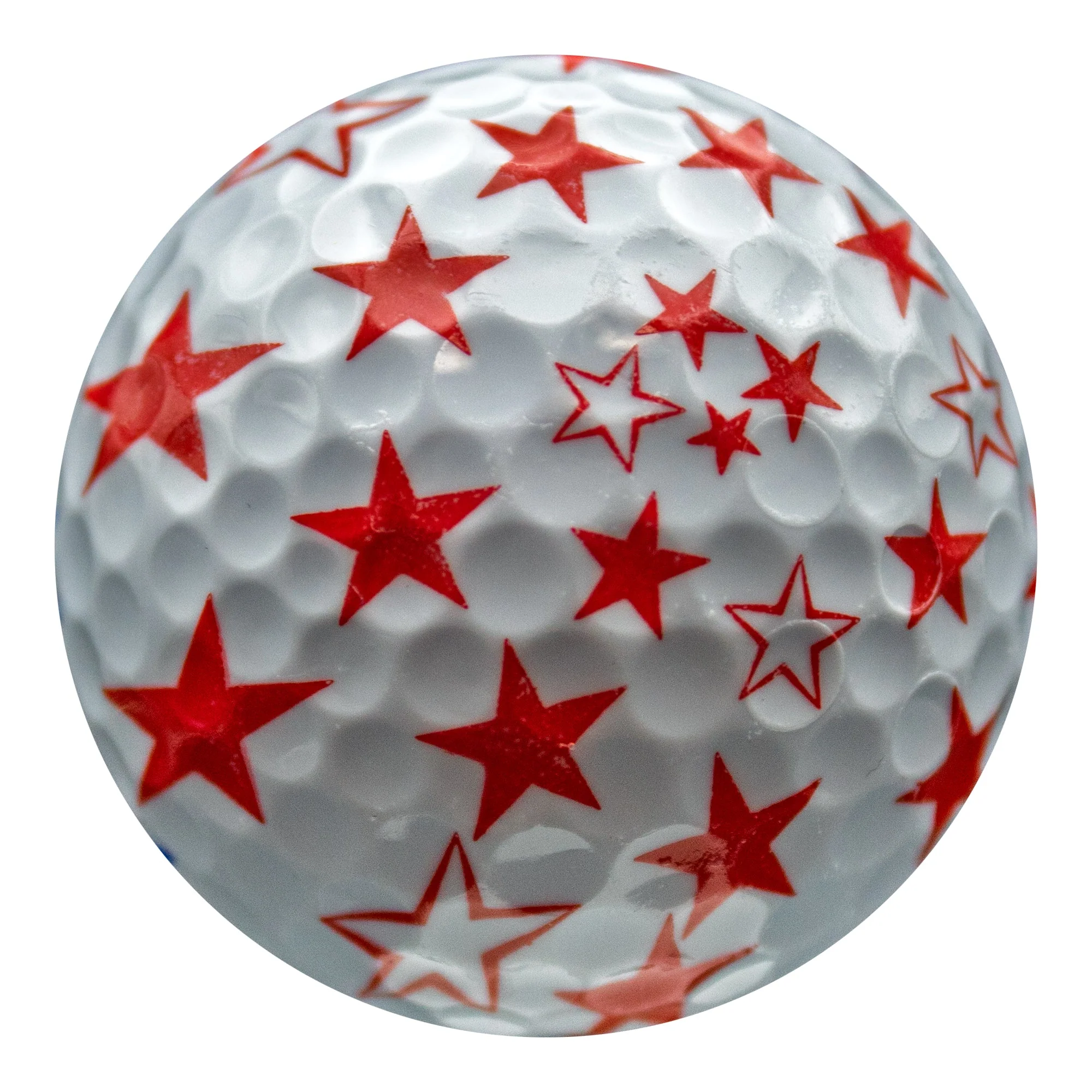 New Novelty Patriotic Red and Blue Stars Golf Balls - Image 5