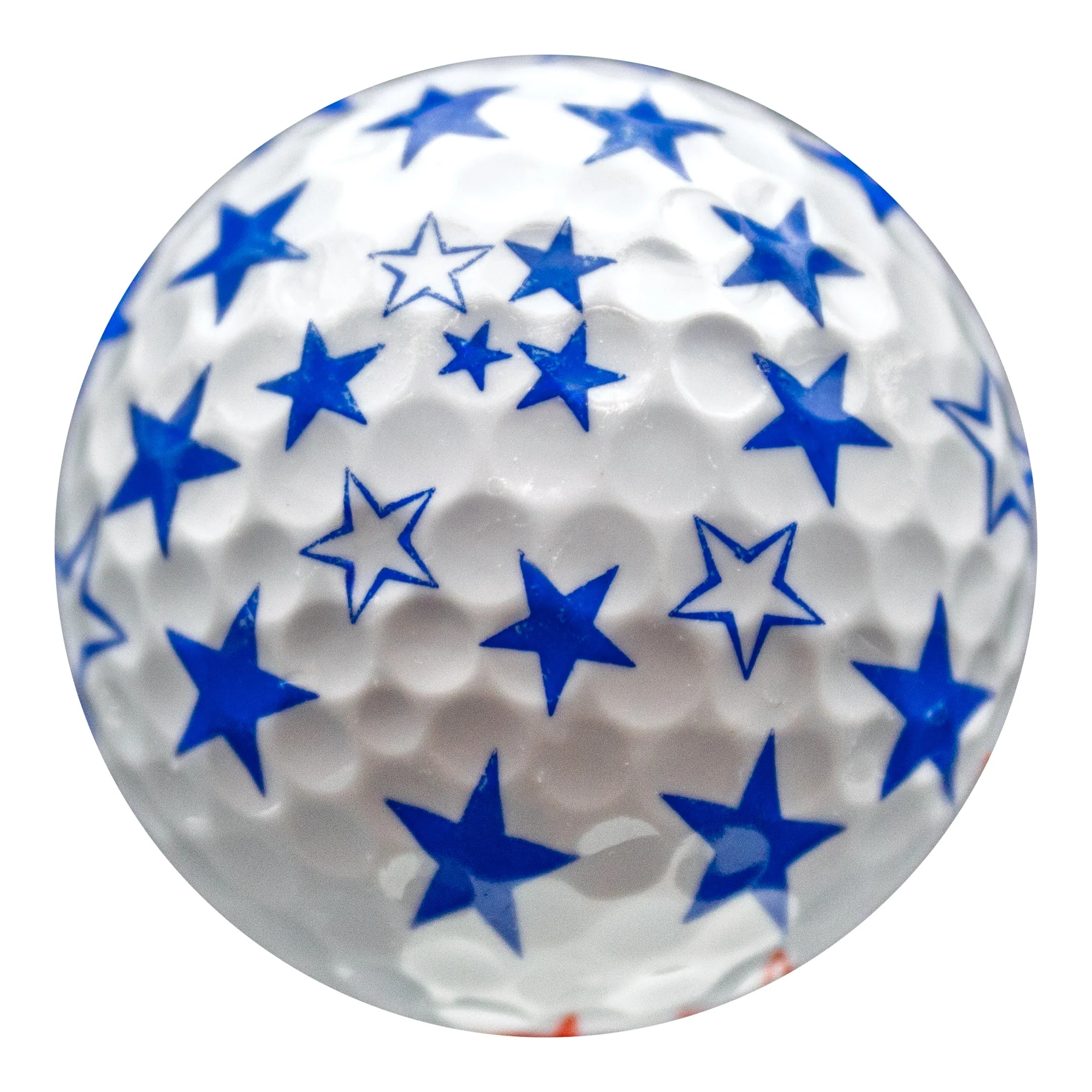 New Novelty Patriotic Red and Blue Stars Golf Balls - Image 6