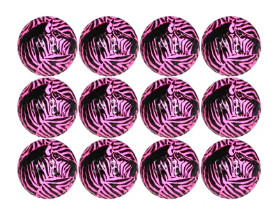New Novelty Pink Zebra Golf Balls