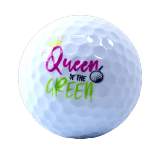 New Novelty Queen of the Green Golf Balls