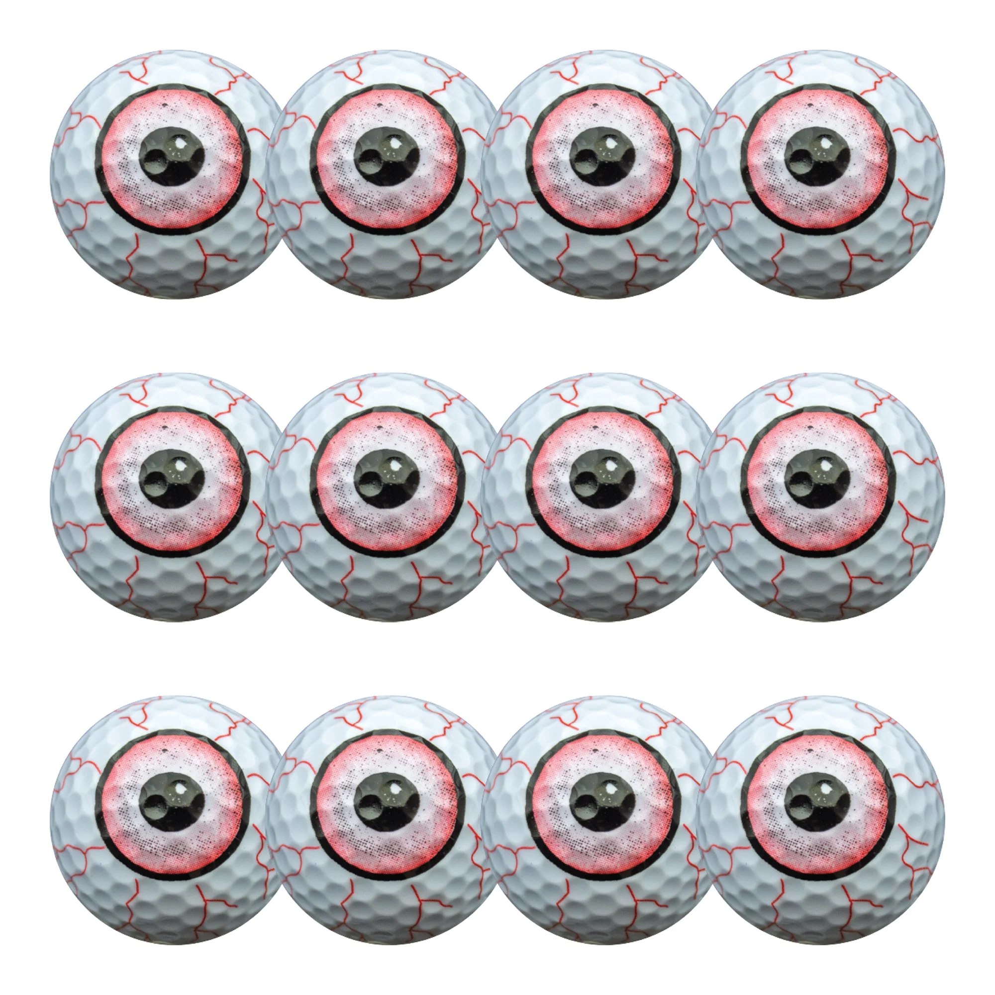 New Novelty Red Blood Shot Eyeballs Golf Balls