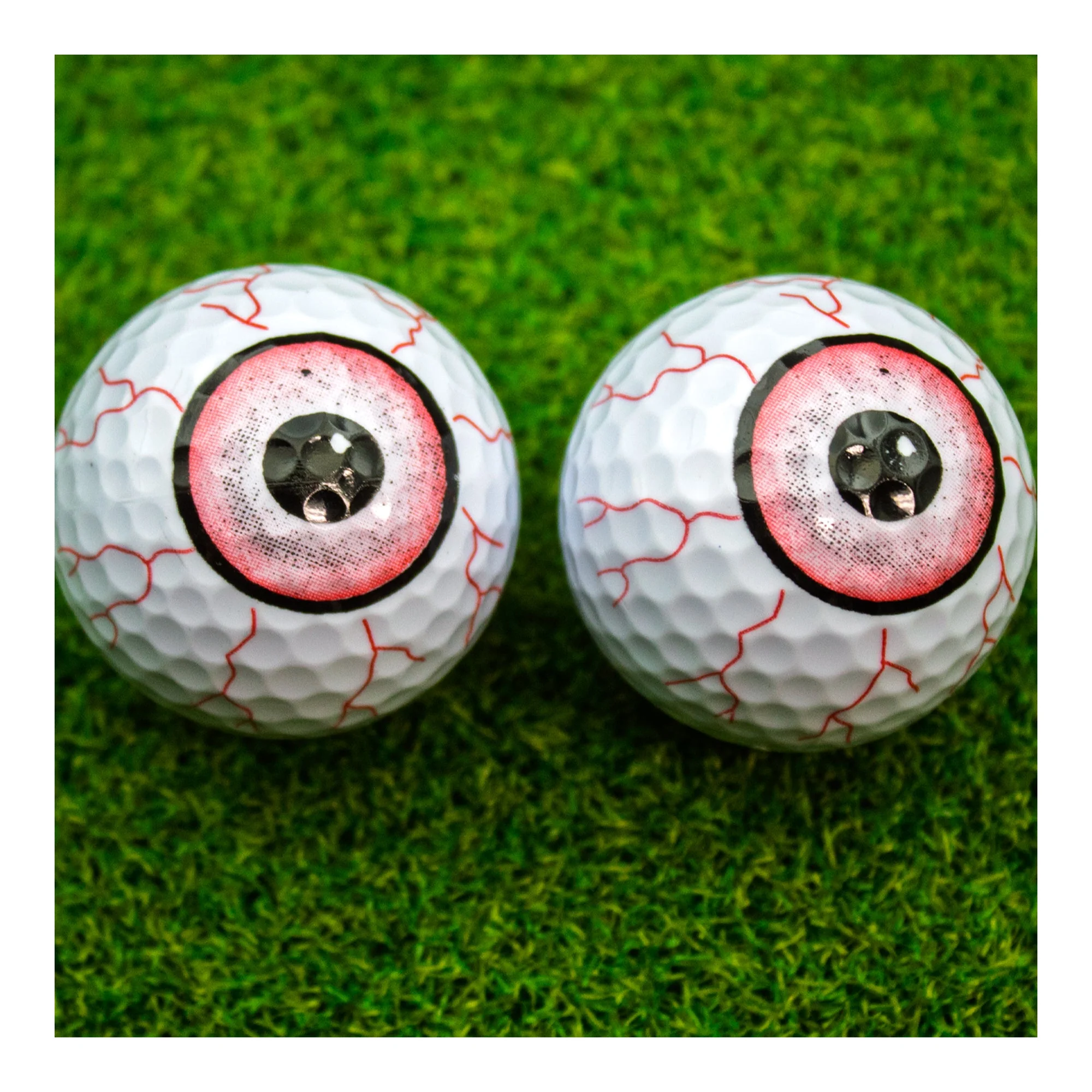 New Novelty Red Blood Shot Eyeballs Golf Balls - Image 3