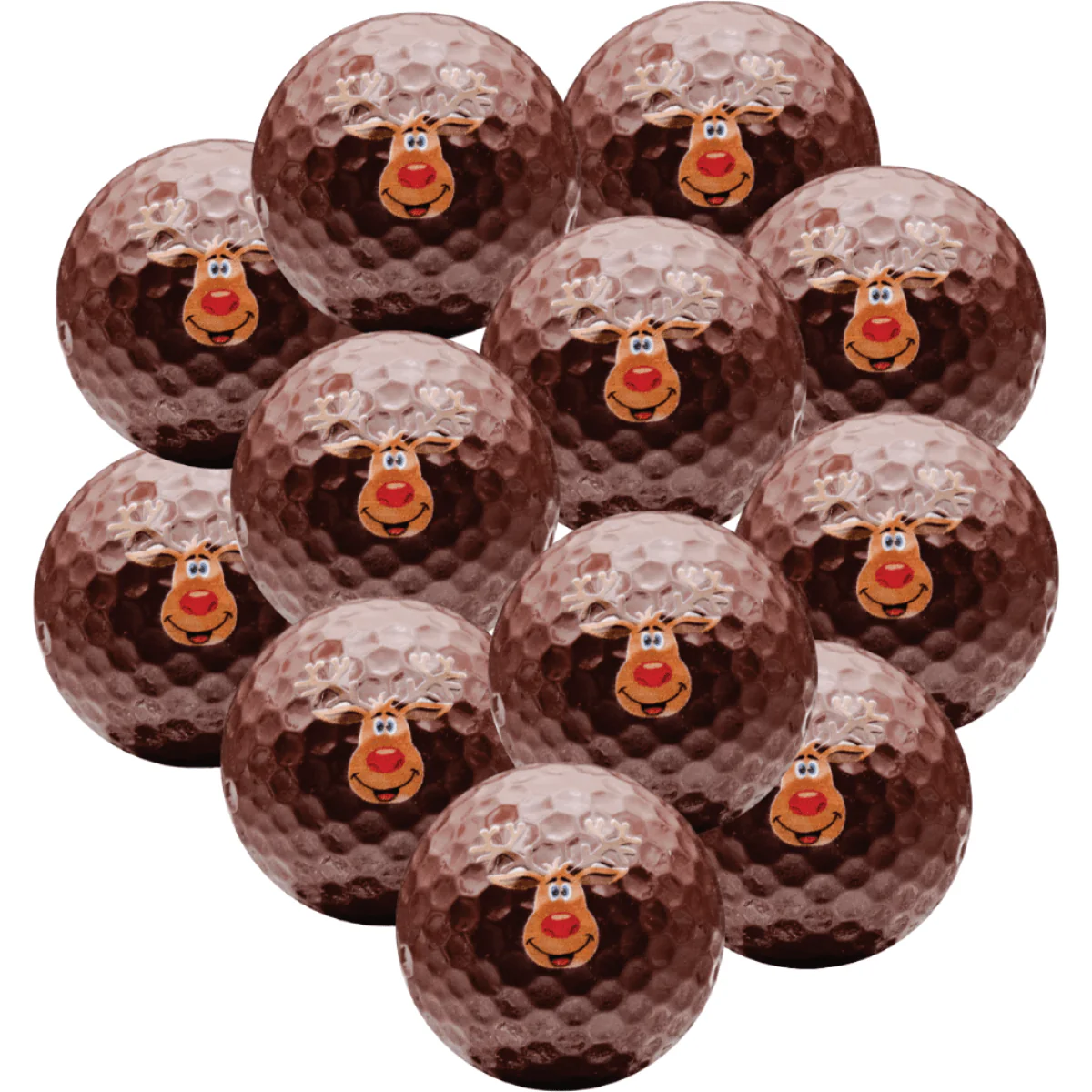 New Novelty Reindeer Golf Balls - Image 3