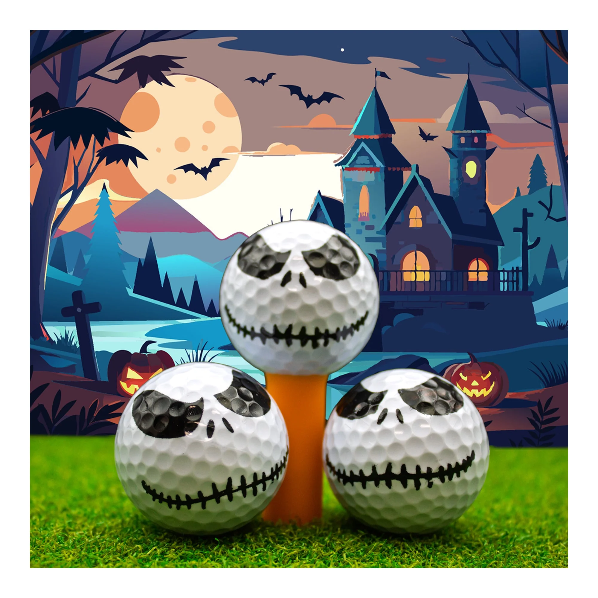 New Novelty Skelly Golf Balls - Image 4