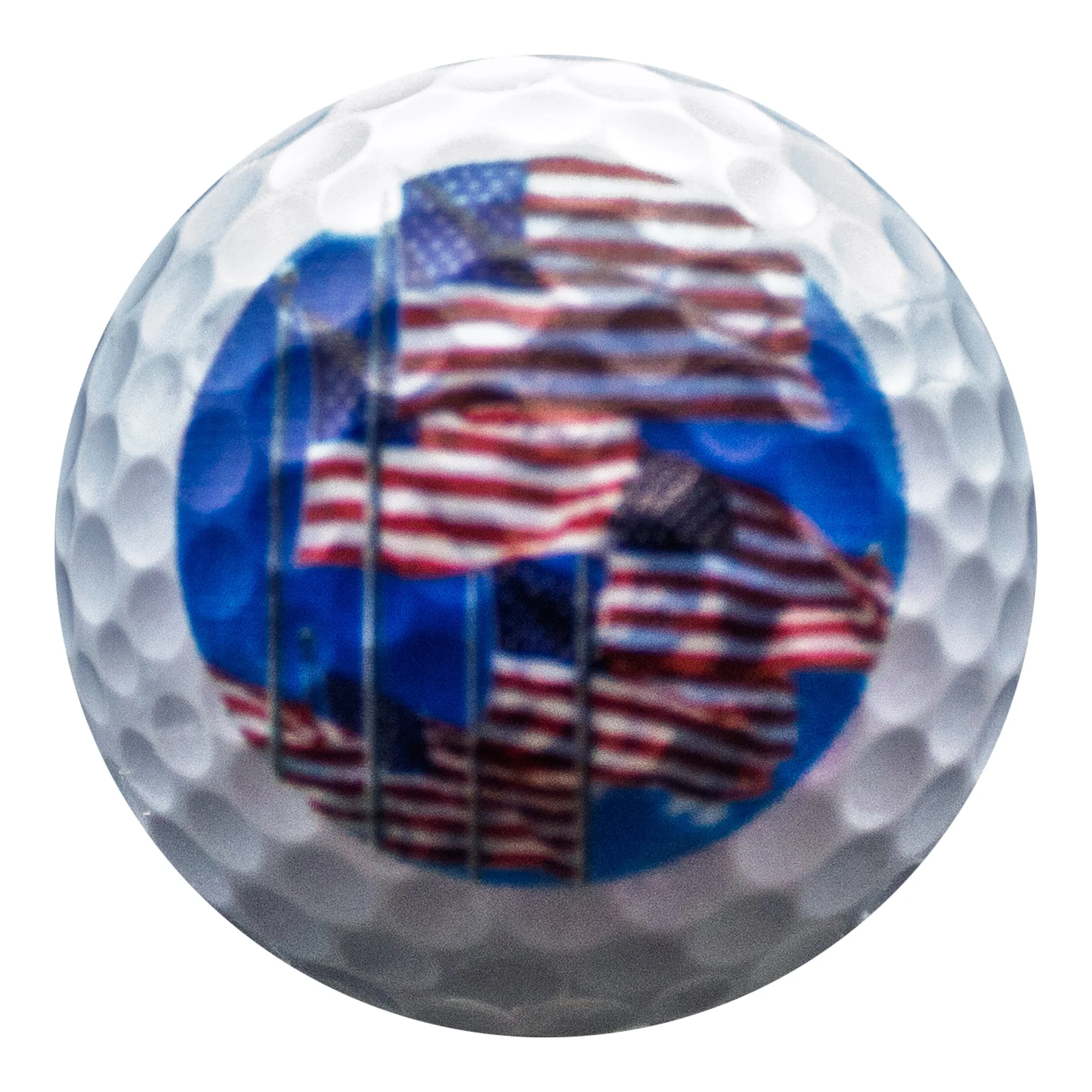 New Novelty USA American Flag Mix of Golf Balls - Image 13