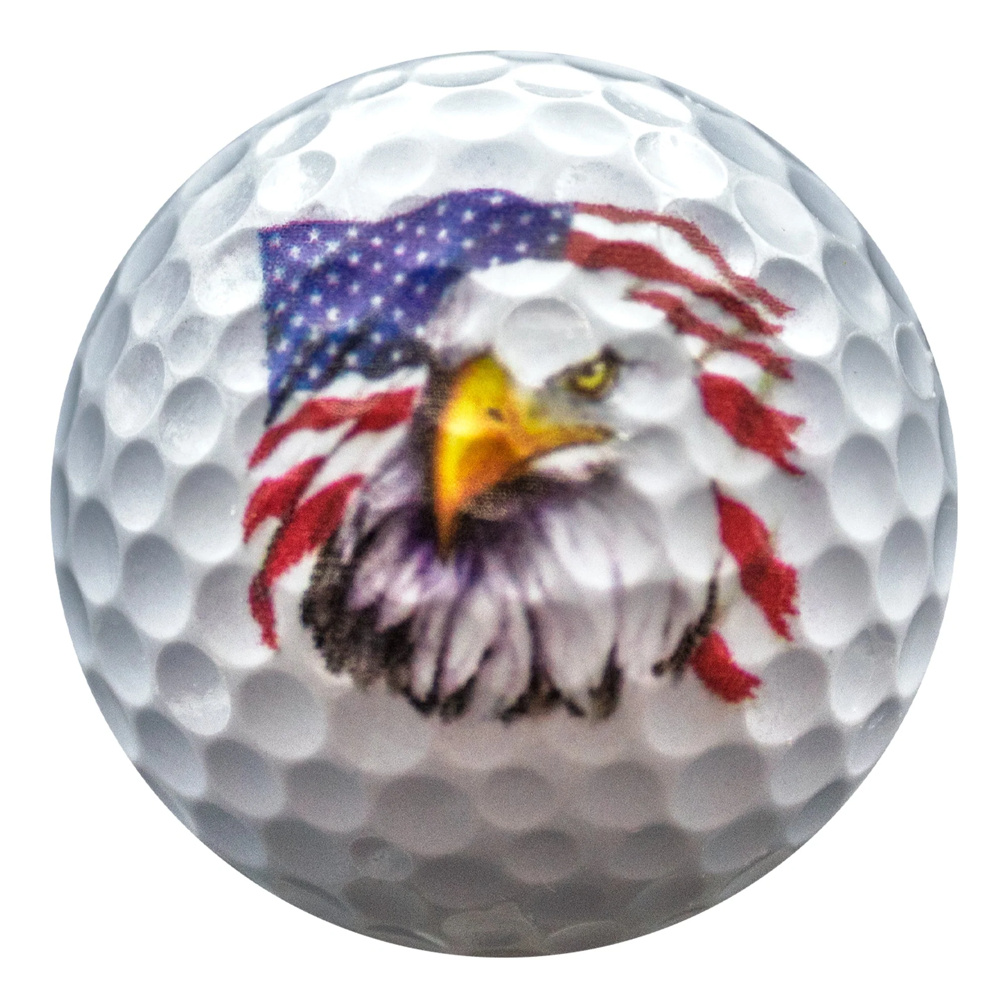 New Novelty USA American Flag Mix of Golf Balls - Image 6
