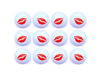 New Novelty Valentine's Kisses Golf Balls