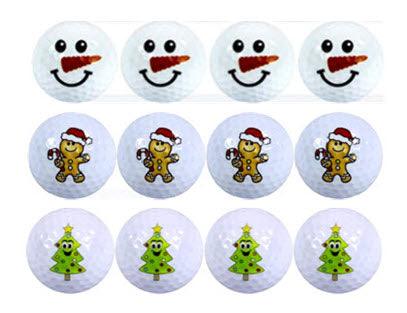 New Novelty Winter Friends Mix of Golf Balls