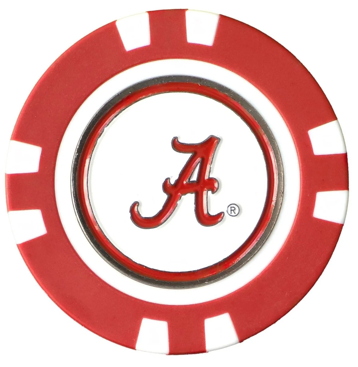 Officially Licensed Alabama Crimson Tide Poker Chip Ball Marker - Image 2