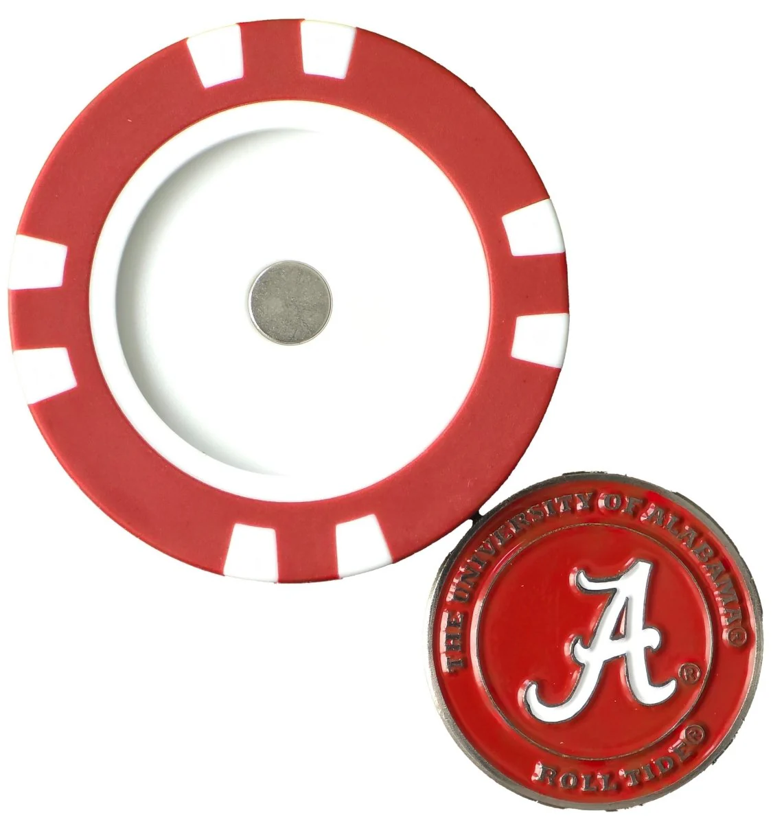 Officially Licensed Alabama Crimson Tide Poker Chip Ball Marker - Image 5