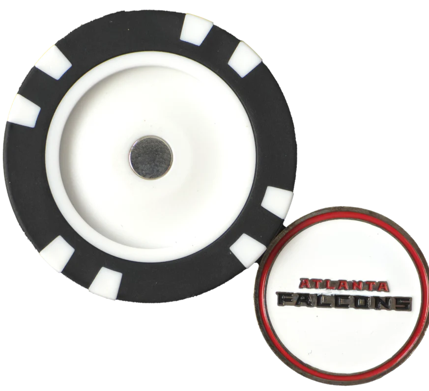 Officially Licensed Atlanta Falcons Poker Chip Ball Marker - Image 4
