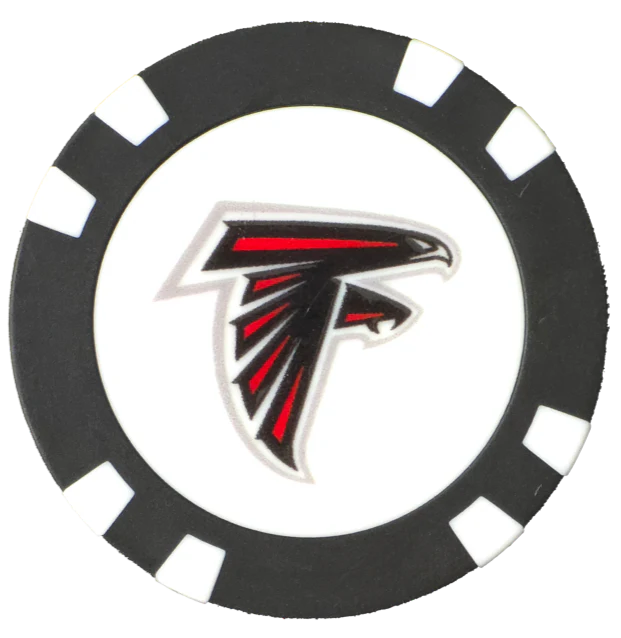 Officially Licensed Atlanta Falcons Poker Chip Ball Marker - Image 5