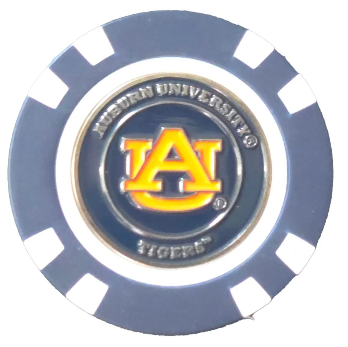 Officially Licensed Auburn Tigers Poker Chip Ball Marker - Image 3