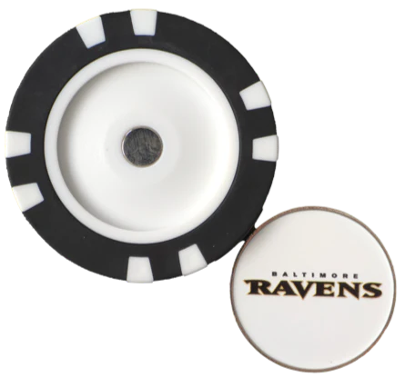 Officially Licensed Baltimore Ravens Poker Chip Ball Marker - Image 4