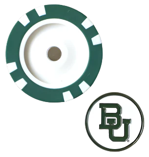 Officially Licensed Baylor Bears Poker Chip Ball Marker - Image 2
