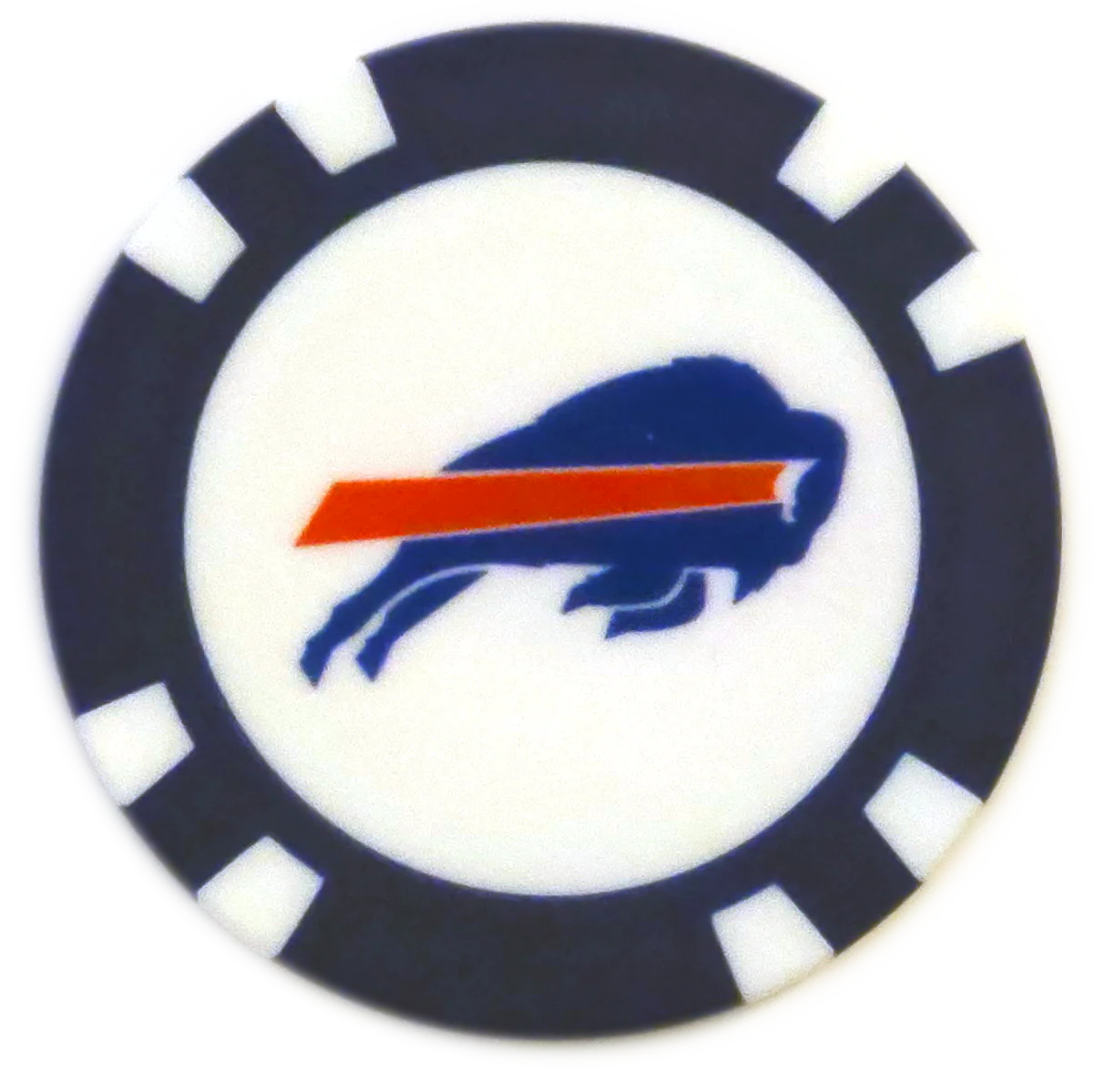 Officially Licensed Buffalo Bills Poker Chip Ball Marker - Image 5