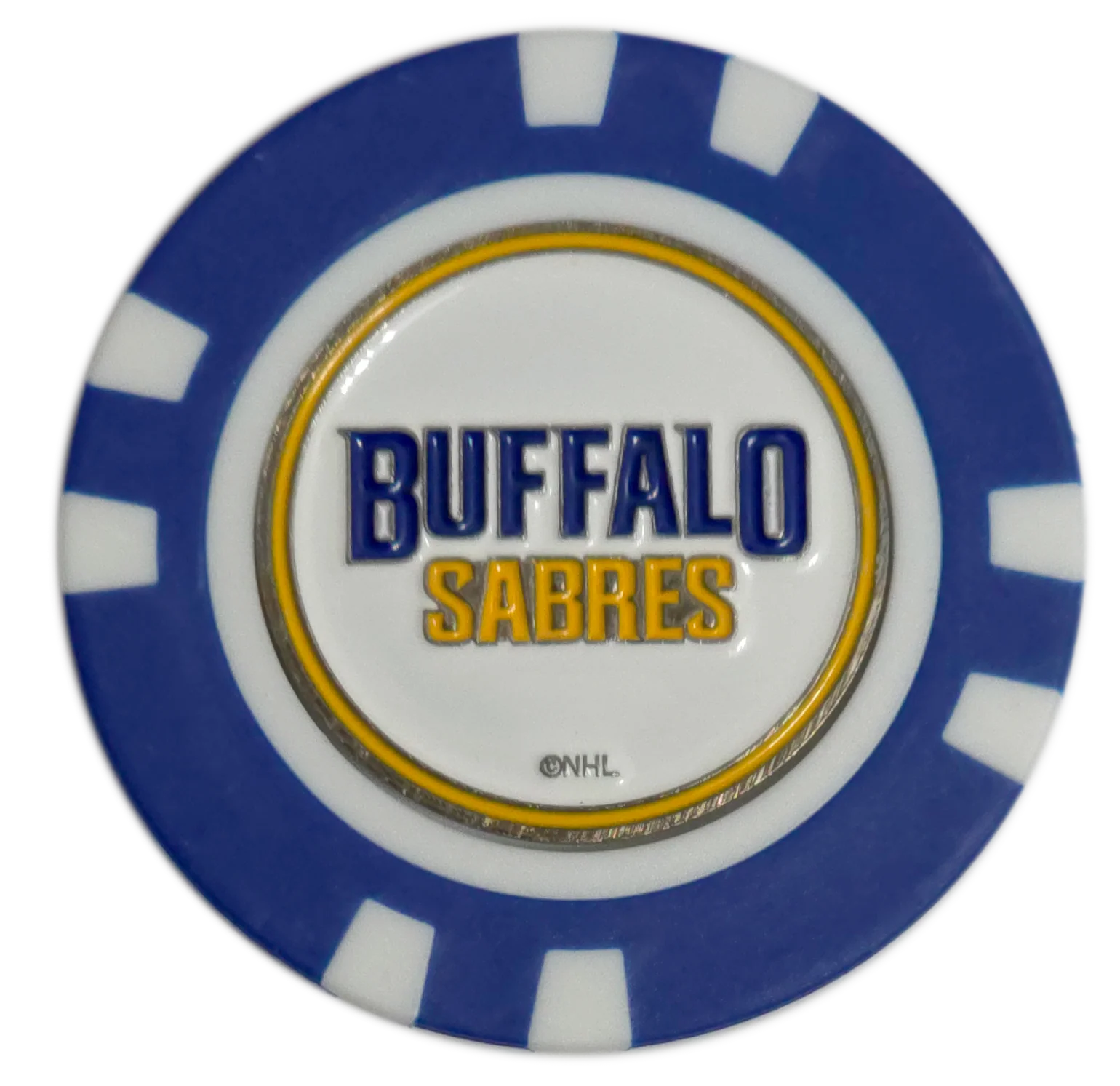 Officially Licensed Buffalo Sabres Poker Chip Ball Marker - Image 2