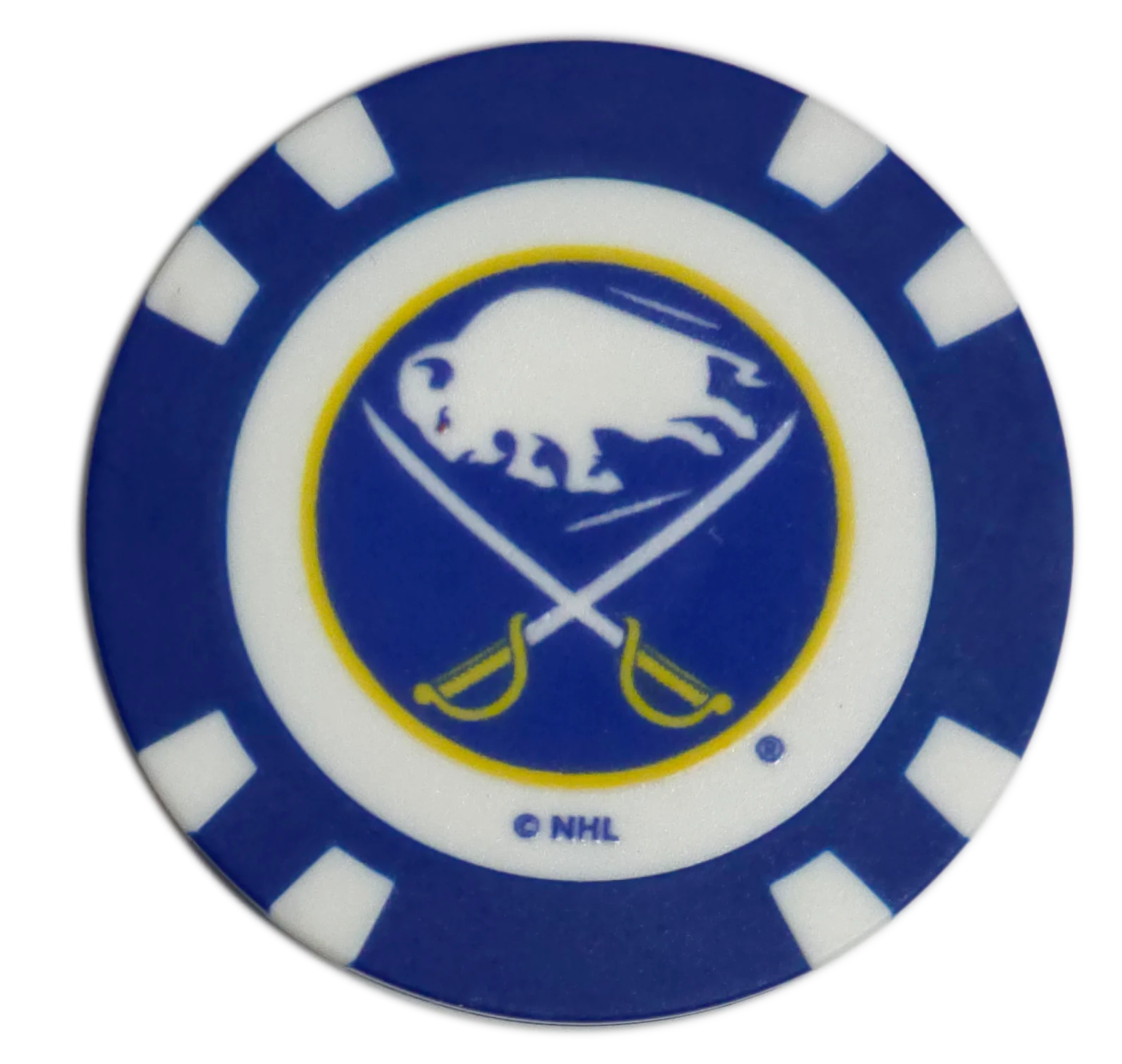 Officially Licensed Buffalo Sabres Poker Chip Ball Marker - Image 5