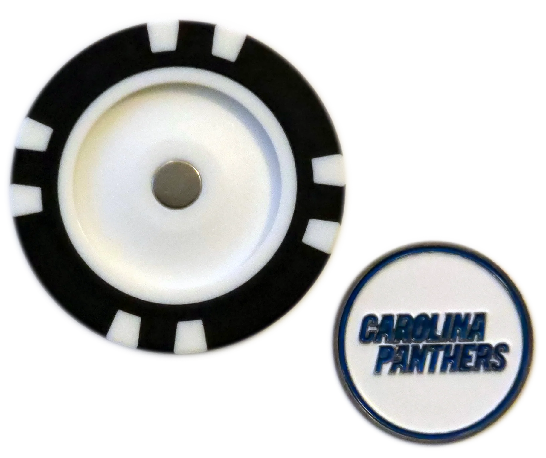 Officially Licensed Carolina Panthers Poker Chip Ball Marker - Image 5