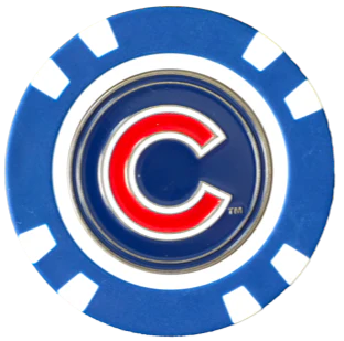 Officially Licensed Chicago Cubs Poker Chip Ball Marker