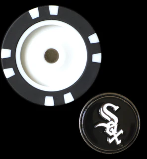 Officially Licensed Chicago White Sox Poker Chip Ball Marker - Image 2