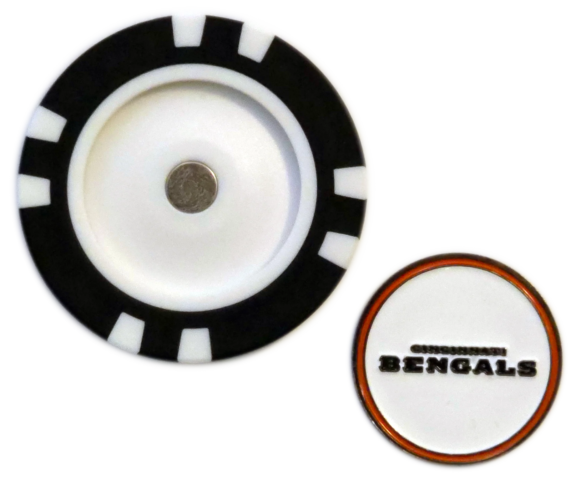 Officially Licensed Cincinnati Bengals Poker Chip Ball Marker - Image 4