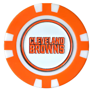 Officially Licensed Cleveland Browns Poker Chip Ball Marker - Image 3