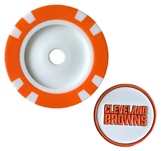 Officially Licensed Cleveland Browns Poker Chip Ball Marker - Image 4