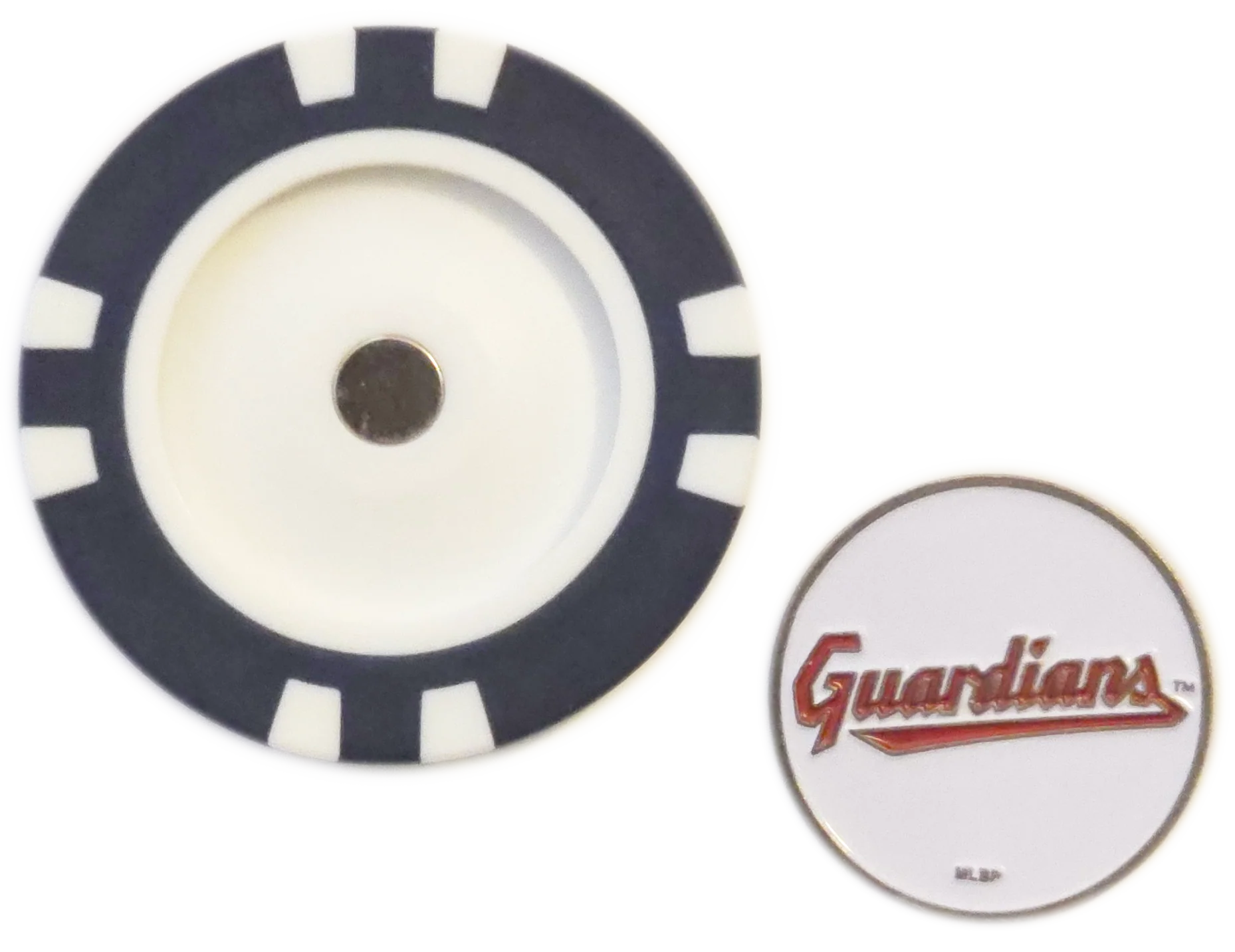 Officially Licensed Cleveland Guardians Poker Chip Ball Marker - Image 4