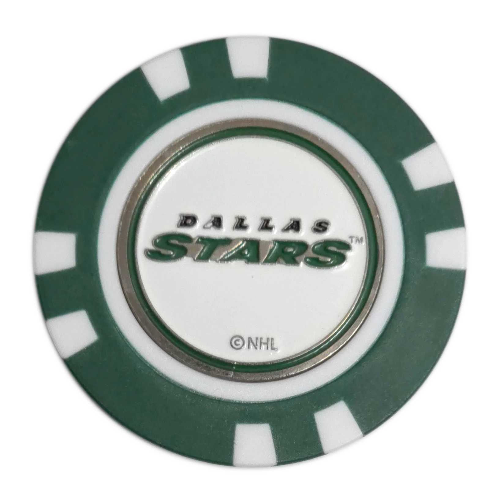Officially Licensed Dallas Stars Poker Chip Ball Marker - Image 2