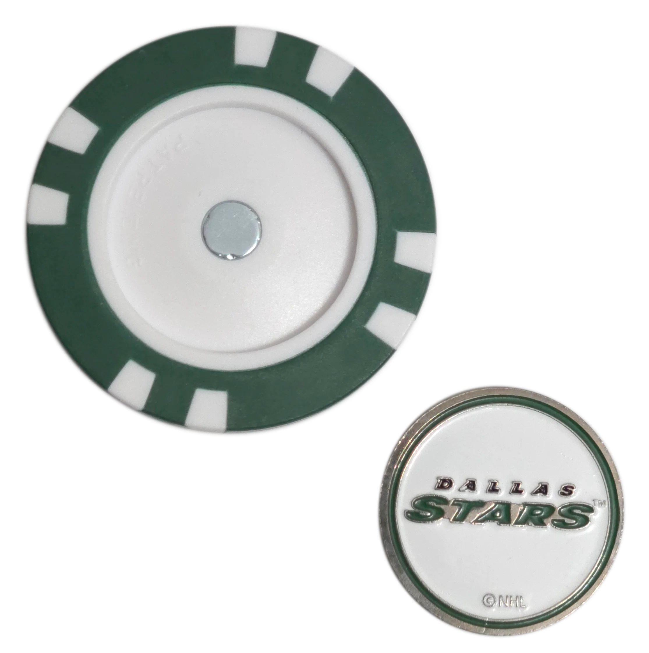 Officially Licensed Dallas Stars Poker Chip Ball Marker - Image 4