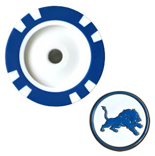 Officially Licensed Detroit Lions Poker Chip Ball Marker - Image 2